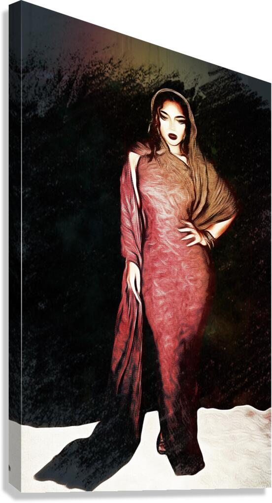 Red & Gold Canvas Print