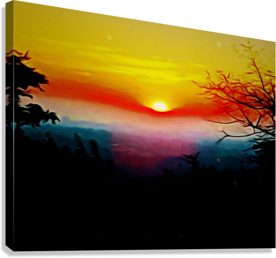Rising Sun Canvas Print