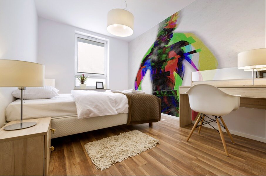 The Colour Of Her Soul Mural print