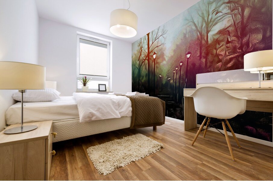 The Black Garden  Mural print