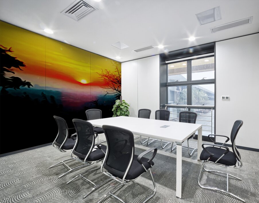 Rising Sun Wall Printing